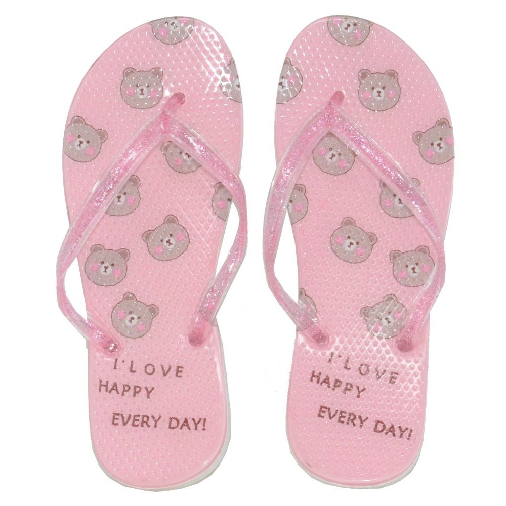 Love Happy Everyday Women's Fashion Summer Beach Flip Flops Slippers Sandals
